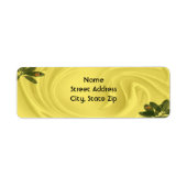 U personaliseert Lady Bug en Leaf Corners Etiket (Voorkant)