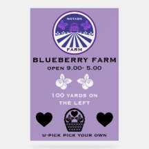 U-Pick Blueberry Boerderij Promotie