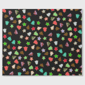 U Pick Color/kerstfeestkoekjes Cadeaupapier (Vlak)