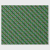 U Pick Color/Merry Kerstfeestbomen Cadeaupapier (Vlak)