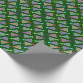 U Pick Color/Merry Kerstfeestbomen Cadeaupapier (Hoek)