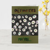 U Pick Kleur/ Drijvende Oogbal Snoep Kaart (Gele Bloem)