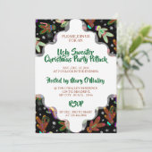 U-Pick Kleur/ Gingerbread Mensen & Sneeuwvlokken Kaart (Staand voorkant)