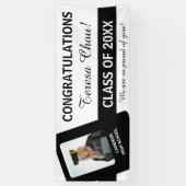 U-Pick Schoolkleuren w/Zwart UPSC Spandoek (Verticaal)