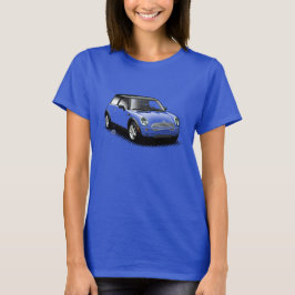 U-pik-de-kleur Modern mini-autodames bovenaan T-shirt