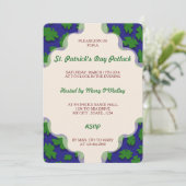 U-pluis kleuren/groen goed, Ierland 4 lef klap Kaart (Staand voorkant)