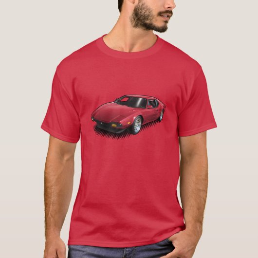 U-plukkende-de-kleur Pantera SuperCar T-Shirt (Voorkant)