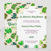 U-plukkleuren/exotische Ierse Shamrocks 4 Leaf Clo Kaart (Voorkant / Achterkant)