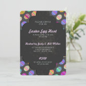 U-plukkleurige en gevloesde eieren — Blackboard-ch Kaart (Staand voorkant)