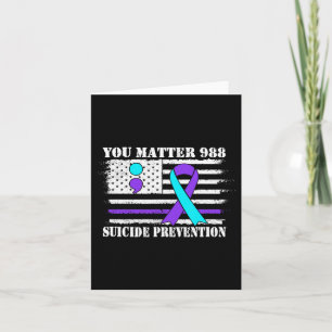 U Probleem 988 Zelfmoordpreventie Amerikaanse vlag Kaart