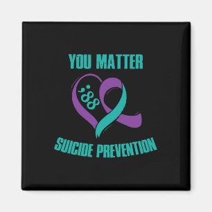 U Probleem 988 Zelfmoordpreventie Awareness Ribbo Magneet