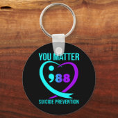 U Probleem 988 Zelfmoordpreventie Awarheid Sleutelhanger (Voorkant)