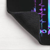 U Probleem Tijd Door Zelfmoordpreventie Bewustzijn Muismat (Hoek)