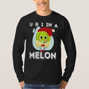 U R 1 in een Valentijn met meloenen watermeloen Wi T-shirt