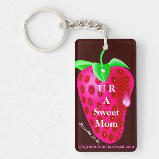 U R A Sweet Mam Moederdag Sleutelhanger (Voorkant)