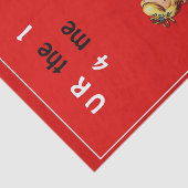 U R de 14-me-Valentijnsdag Tissuepapier (Detail)