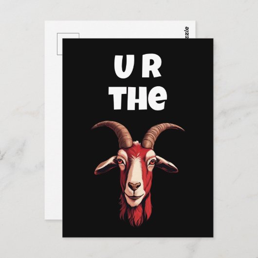 U R De Geit Briefkaart (Voorkant / Achterkant)