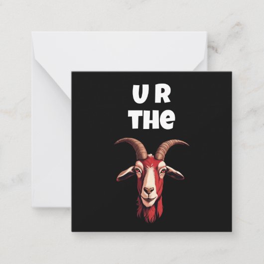U R De Geit Notitiekaartje (Voorkant)