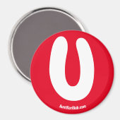 U Red Refkoelkast Magnet (Voorkant / Achterkant)
