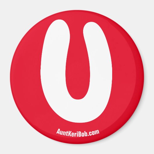 U Red Refkoelkast Magnet (Voorkant)