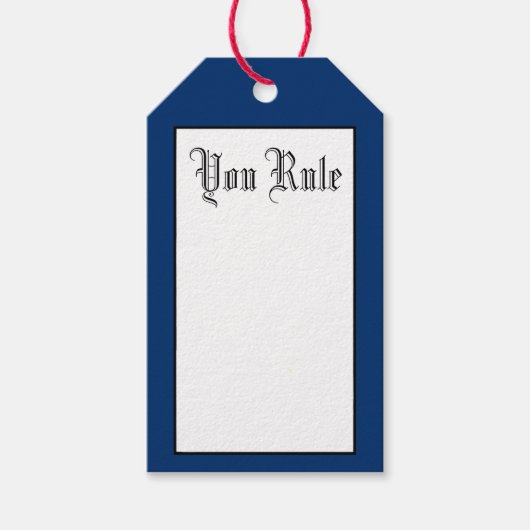 "U regelt" Cadeaulabel (Voorkant)