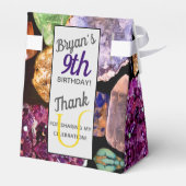 U Rock! Colorful Gemstone Favor Box Persoonlijk Bedankdoosjes (Achterkant)