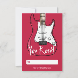 U Rock Kinder Classroom Valentijn Card Kaart