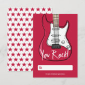 U Rock Kinder Classroom Valentijn Card Kaart (Voorkant / Achterkant)