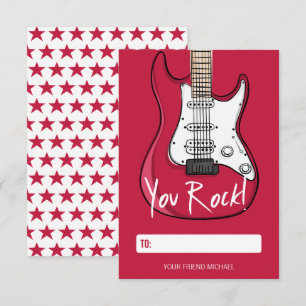 U Rock Kinder Classroom Valentijn Card Kaart
