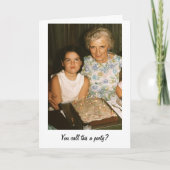 U roept dit een partij? kaart (Voorkant)