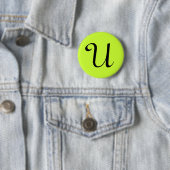 U RONDE BUTTON 5,7 CM (In situ)