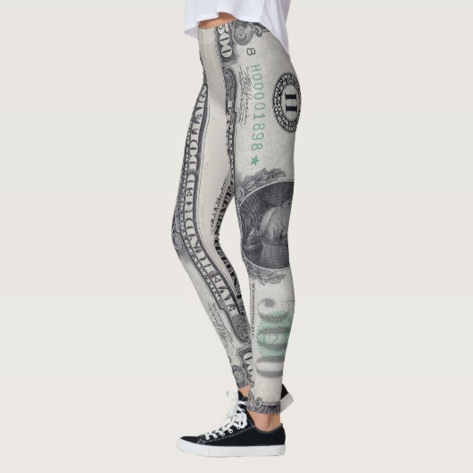 U.S. 500 Dollar Star Note Front  Leggings (Links)