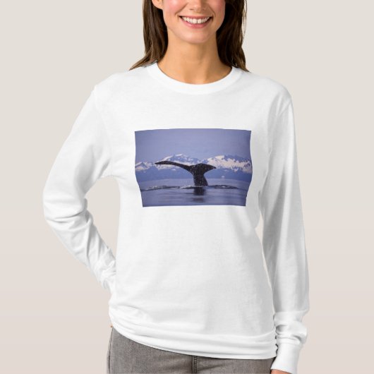 U.S.A., Alaska, Inside Passage Humpback whale T-shirt (Voorkant)
