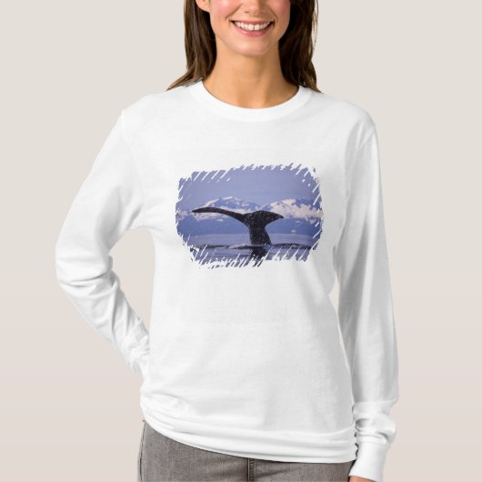 U.S.A., Alaska, Inside Passage Humpback whale T-shirt (Voorkant)