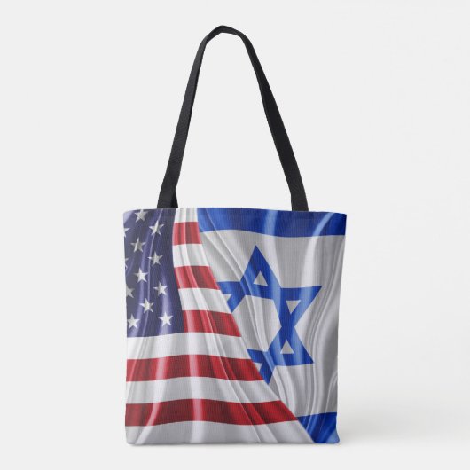 U S. A. en ISREAL Tote Bag (Achterkant)