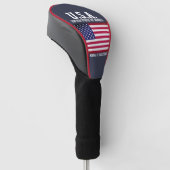 U.S.A. Kinka T Creations Golf Head Hoesje Golfheadcover (Schuin)