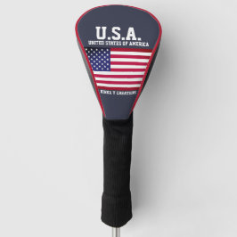 U.S.A. Kinka T Creations Golf Head Hoesje Golfheadcover