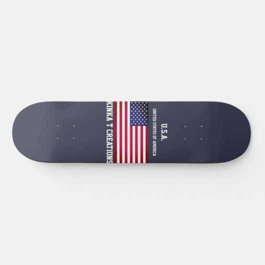 U.S.A. Kinka T Creations Persoonlijk Skateboard (Horizontaal)