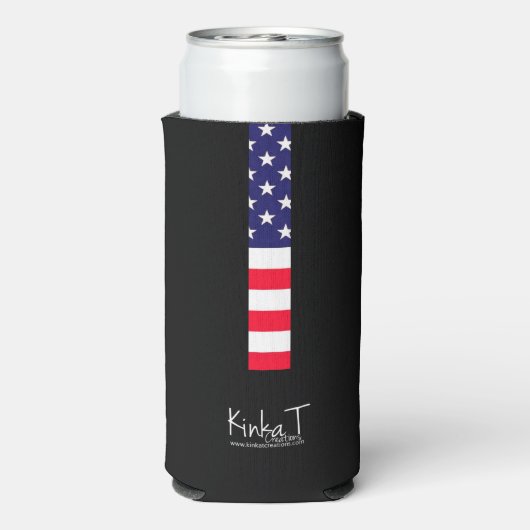 U.S.A. Kinka T Creations Seltzer Blikjeskoeler (Seltzer Achterkant)