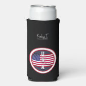 U.S.A. Kinka T Creations Seltzer Blikjeskoeler (Seltzer Voorkant)