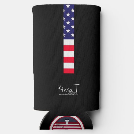 U.S.A. Kinka T Creations Seltzer Blikjeskoeler (Achterkant)