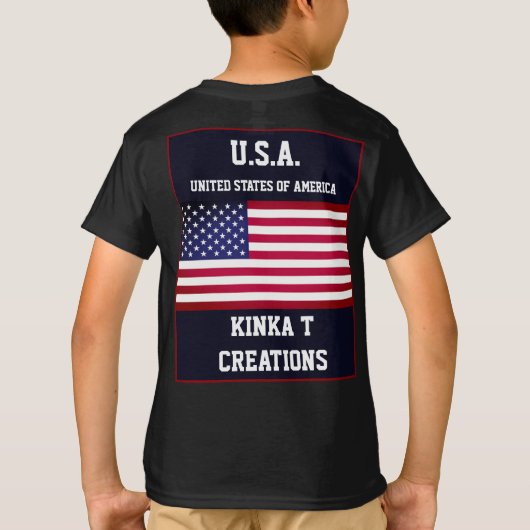 U.S.A. Kinka T Creations T-shirt (Achterkant)