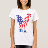 "U.S.A." Monogram T-shirt (Voorkant)