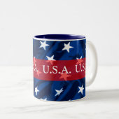 U.S.A. Patriotic Coffee Mok (Voorkant rechts)