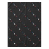 U.S.A. rood wit en blauw belettering ontwerp Tafelkleed (Voorkant)