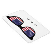 U.S.A. Shades aangepaste tekst & kleurenmagneet Magneet (Rechterzijde)