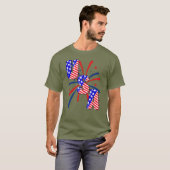 U.S.A. Starburst T-shirt (Voorkant volledig)