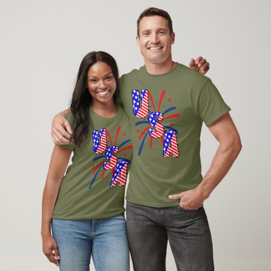 U.S.A. Starburst T-shirt (Unisex)