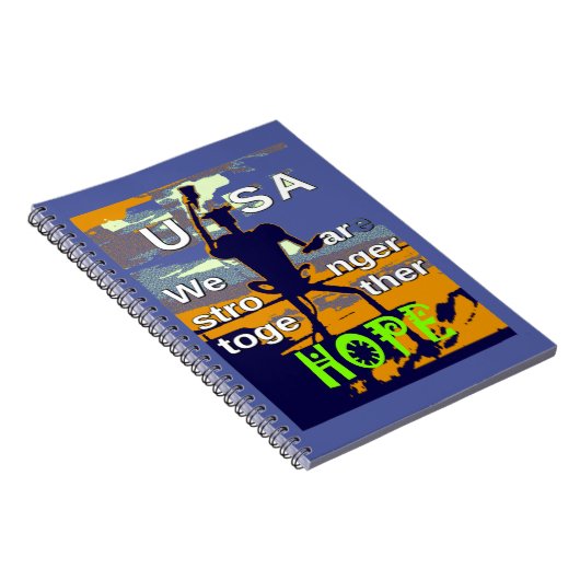 U.S.A. Sterker samen Notitieboek (Rechterzijde)