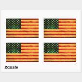 U.S.A.  stijl vlag Stickers (Vel)
